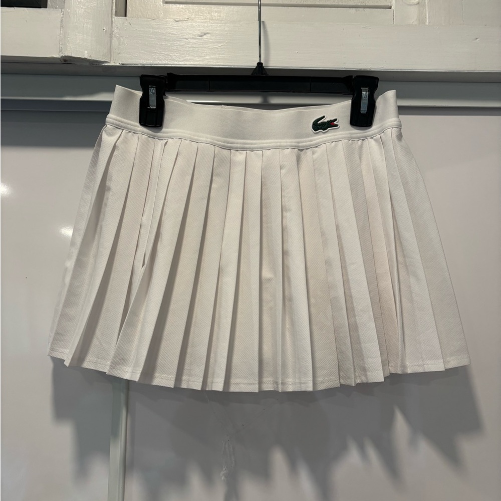 Lacoste Women's Classic White Mini Skirt